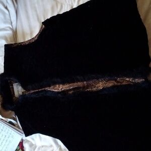 Chico's velvet vest 10/12